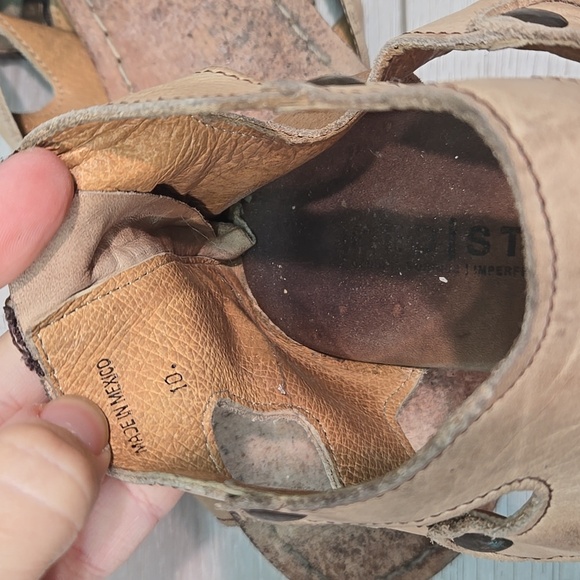 Bed Stu Women Boho Hobo Leather Sandals Flats Shoes Sz 10 - Picture 12 of 14